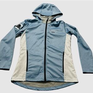 Club RunDisney Member Hooded Full Zip Jacket Blue Grey 2023 Womens Sz M Running